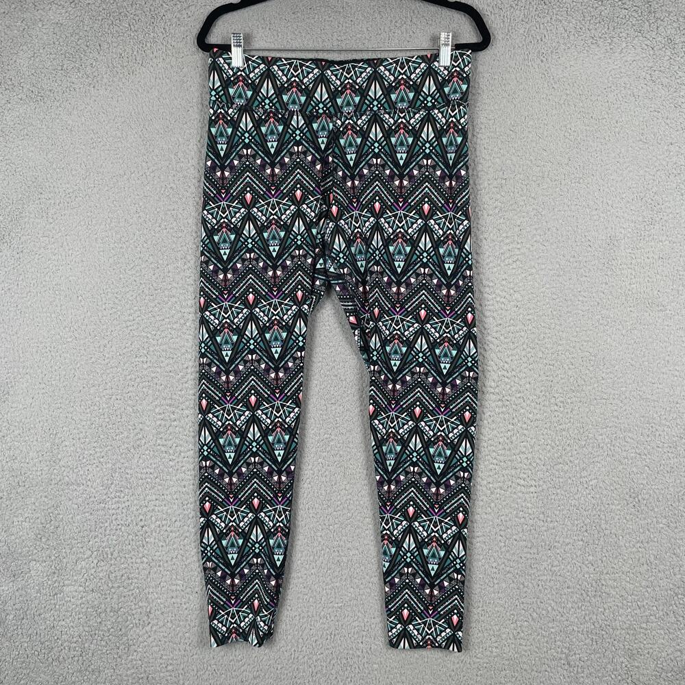 Victoria's Secret Pink Ultimate Leggings Womens Large Geometric Aztec Print